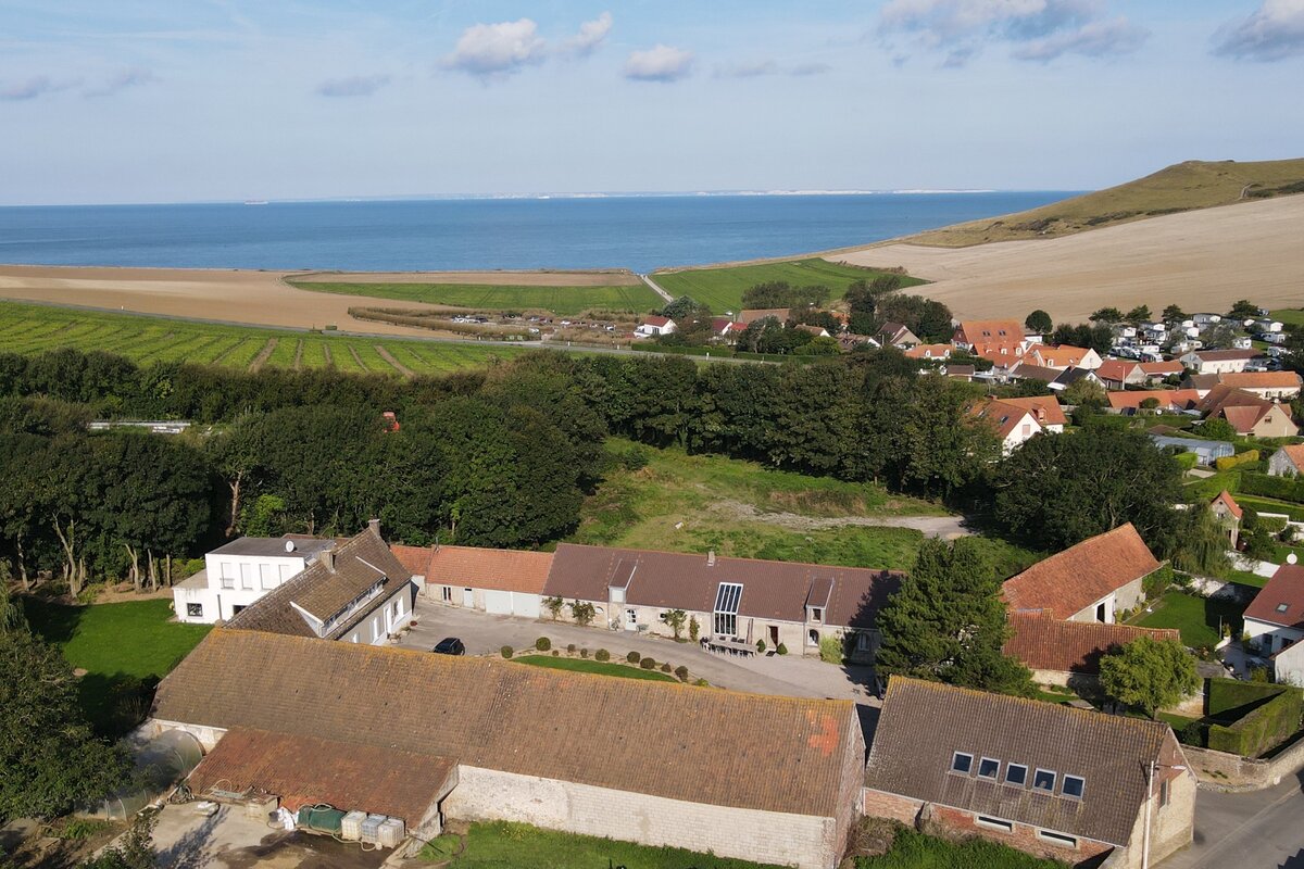 Vue aérienne d'ensemble